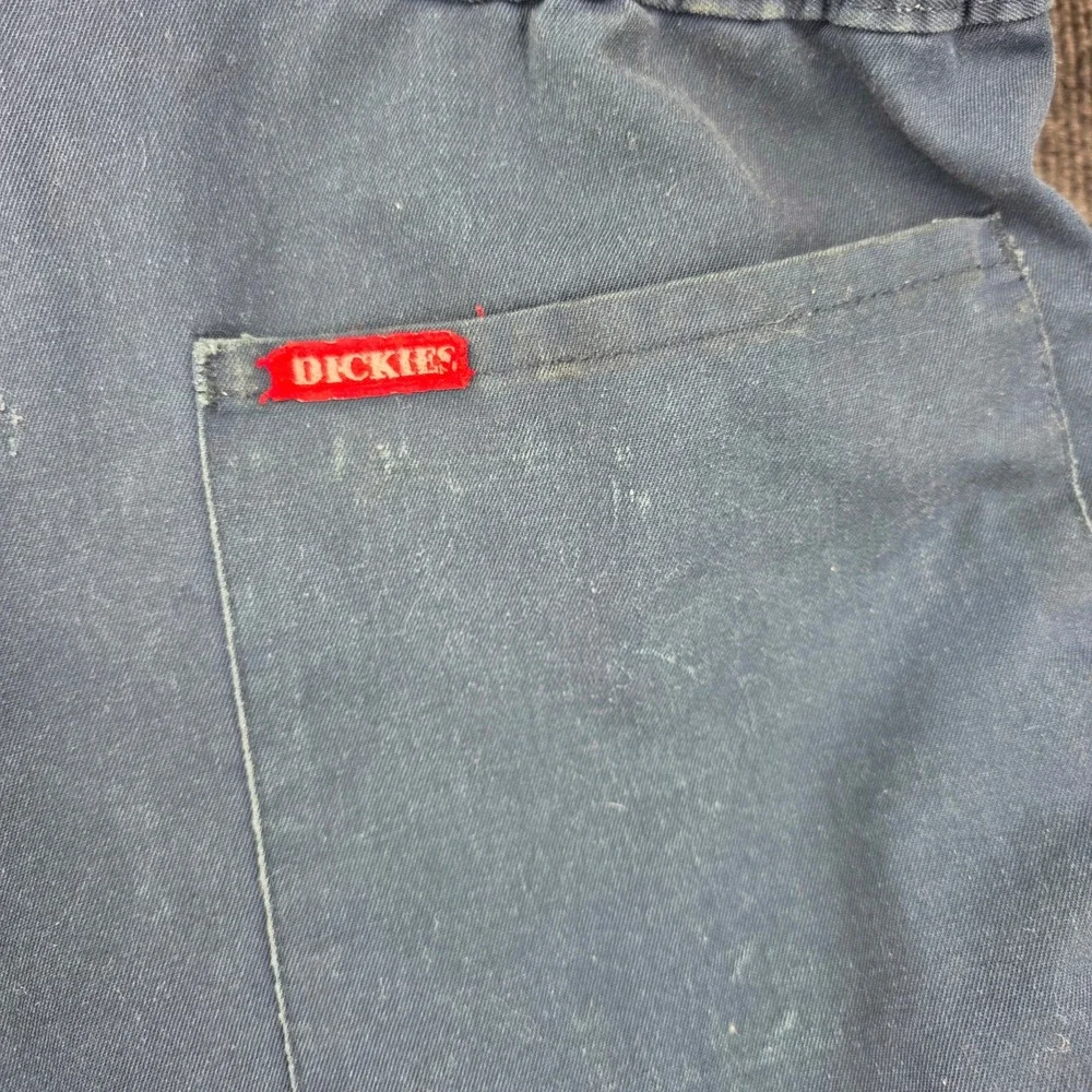 Dickies Mens Navy Blue Long Sleeve Zip Front Utility Workwear Coveralls 40 Reg
